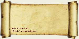 Hana Hrnjak vizit kartica